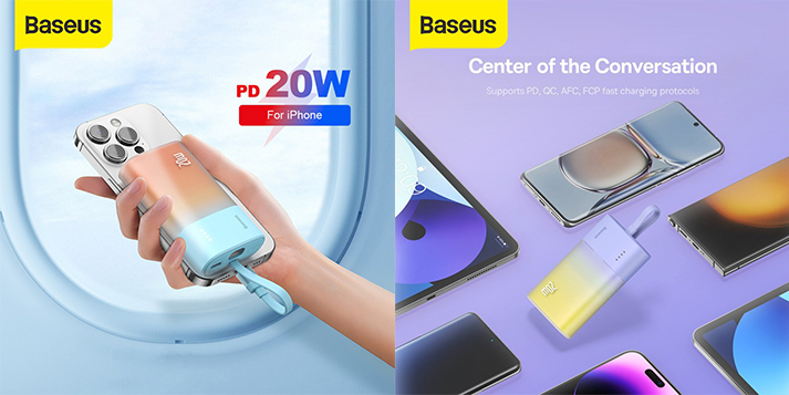 Baseus Popsicle Powerbank PD20W Iphone Orange