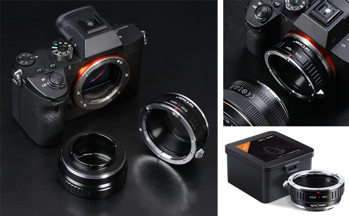 KNF ADAPTER CANON EOS TO SONY NEX E MOUNT