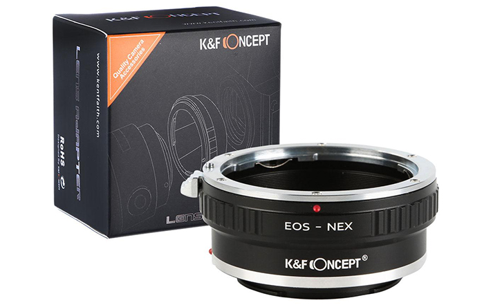 KNF ADAPTER EOS EF TO SONY NEX E WITH TRIPOD